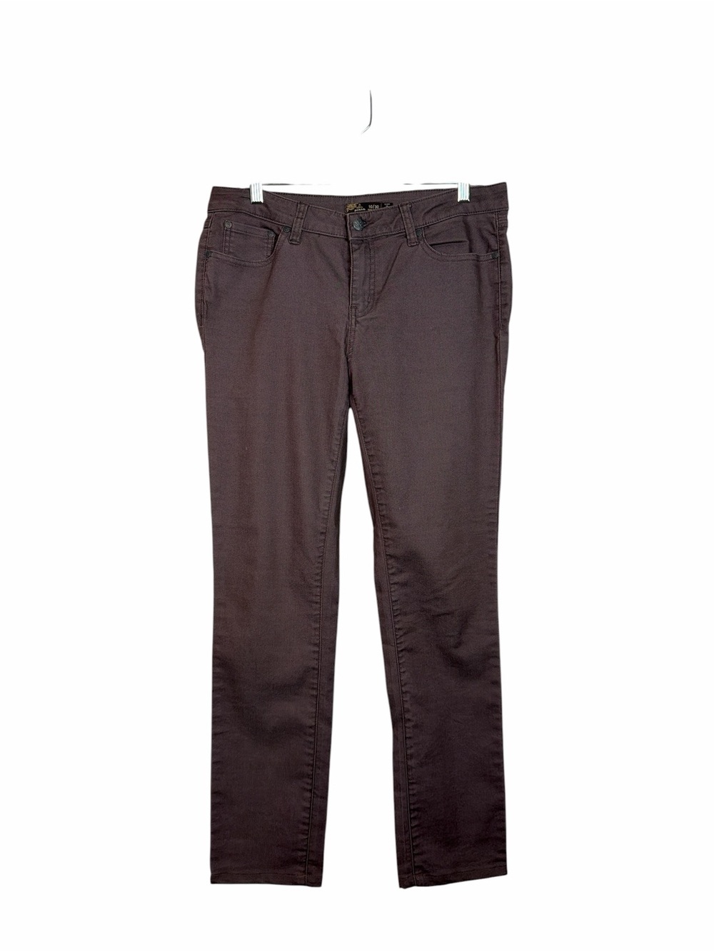 prAna Women’s Halle Pants Size 10/30 Brown Organic Cotton Stretch Straight Leg